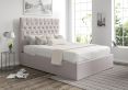 Maxi Hugo Dove Upholstered Ottoman Double Bed Frame Only