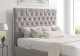 Maxi Hugo Platinum Upholstered Ottoman Double Bed Frame Only