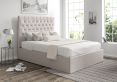Maxi Linea Fog Upholstered Ottoman Super King Size Bed Frame Only