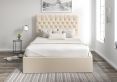 Maxi Linea Linen Upholstered Ottoman King Size Bed Frame Only