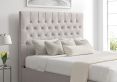 Maxi Trebla Chalk Upholstered Ottoman King Size Bed Frame Only