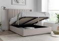 Maya Winged Ottoman Natural - Double Bed Frame Only