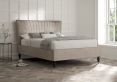 Melbury Upholstered Bed Frame - Single Bed Frame Only - Naples Silver