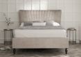 Melbury Upholstered Bed Frame - Single Bed Frame Only - Naples Silver