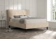 Melbury Upholstered Bed Frame - Compact Double Bed Frame Only - Savannah Almond