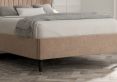 Melbury Upholstered Bed Frame - Compact Double Bed Frame Only - Savannah Mocha