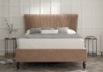 Melbury Upholstered Bed Frame - Compact Double Bed Frame Only - Savannah Mocha