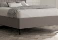 Melbury Upholstered Bed Frame - King Size Bed Frame Only - Shetland Mercury