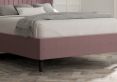 Melbury Upholstered Bed Frame - King Size Bed Frame Only - Velvet Lilac