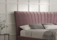 Melbury Upholstered Bed Frame - Compact Double Bed Frame Only - Velvet Lilac