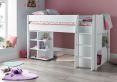 Montana Mid Sleeper Bed Frame Including Desk and 2 Door Quad Unit