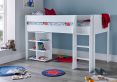 Montana Mid Sleeper Bed Frame Including Desk