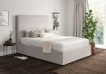 Milano Arran Natural Upholstered Ottoman Double Bed Frame Only