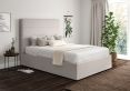 Milano Arran Natural Upholstered Ottoman Double Bed Frame Only