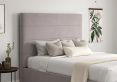 Milano Hugo Dove Upholstered Ottoman Double Bed Frame Only