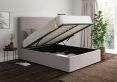 Milano Hugo Dove Upholstered Ottoman Super King Size Bed Frame Only