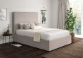 Milano Linea Fog Upholstered Ottoman Compact Double Bed Frame Only