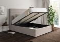 Milano Linea Fog Upholstered Ottoman King Size Bed Frame Only