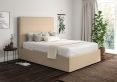 Milano Linea Linen Upholstered Ottoman Compact Double Bed Frame Only