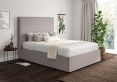 Milano Trebla Chalk Upholstered Ottoman Double Bed Frame Only