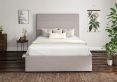 Milano Trebla Chalk Upholstered Ottoman Single Bed Frame Only