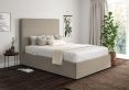 Milano Trebla Flax Upholstered Ottoman Single Bed Frame Only