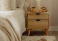 Molle 2 Drawer Oak Finish Bedside
