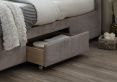 Sophia Upholstered 3 Drawer Storage Bed - Mink