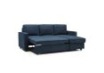 Richmond Blue Corner Sofa Bed