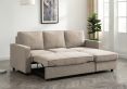 Richmond Natural Beige Corner Sofa Bed