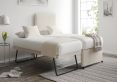 Cheltenham Naples Cream Upholstered Guest Bed With Mattresses