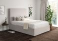 Napoli Arran Natural Upholstered Ottoman Double Bed Frame Only