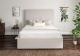 Napoli Arran Natural Upholstered Ottoman King Size Bed Frame Only