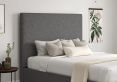 Napoli Arran Pebble Upholstered Ottoman Double Bed Frame Only