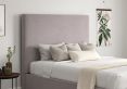 Napoli Hugo Dove Upholstered Ottoman Double Bed Frame Only