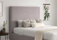 Napoli Hugo Dove Upholstered Ottoman Compact Double Bed Frame Only