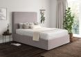 Napoli Hugo Dove Upholstered Ottoman Super King Size Bed Frame Only