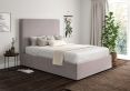 Napoli Hugo Dove Upholstered Ottoman Super King Size Bed Frame Only