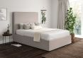 Napoli Linea Fog Upholstered Ottoman Super King Size Bed Frame Only