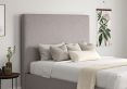 Napoli Trebla Chalk Upholstered Ottoman Compact Double Bed Frame Only