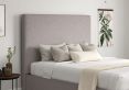 Napoli Trebla Chalk Upholstered Ottoman Super King Size Bed Frame Only