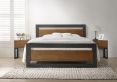 Harmony Olivia Charcoal Wooden Double Bed Frame Only