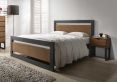 Harmony Olivia Charcoal Wooden Double Bed Frame Only