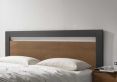 Harmony Olivia Charcoal Wooden Double Bed Frame Only