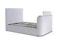 Olivia Upholstered TV Bed Shell - Double Size Bed Frame Only