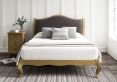 Lyon Opulence Armour Upholstered Oak Bed Frame - LFE - Double Bed Frame Only