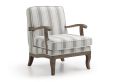 Parma Grey Stripe Chair