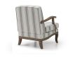 Parma Grey Stripe Chair