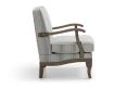 Parma Grey Stripe Chair