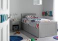 Portland Grey Solo Bed Frame Only